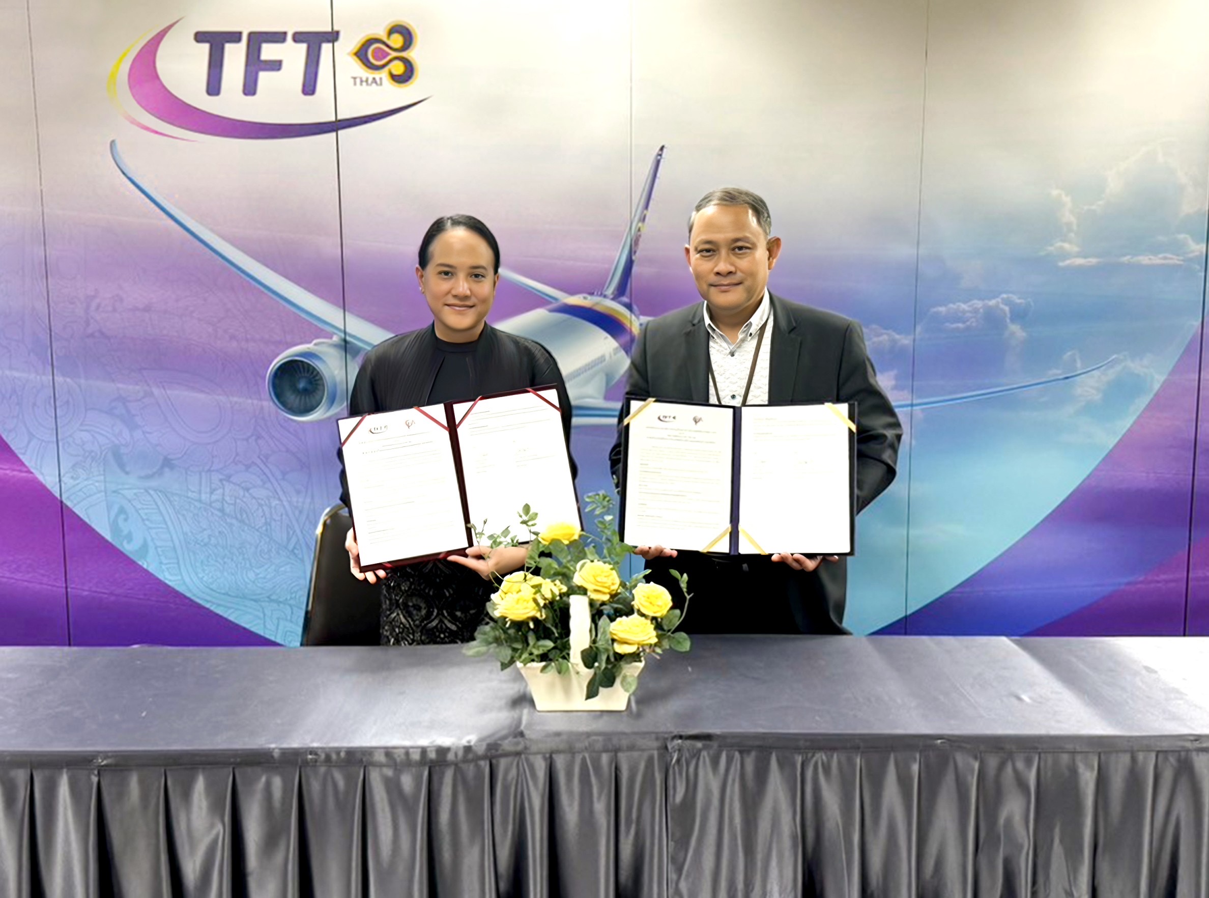 พิธีลงนามความร่วมมือ (MOU) ระหว่าง CPA (Thailand) และ Thai Flight Training (TFT)